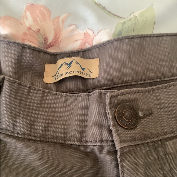 Blue Mountain working pants 44x30 brown grey in good condition cotton po… - Picture 7 of 10